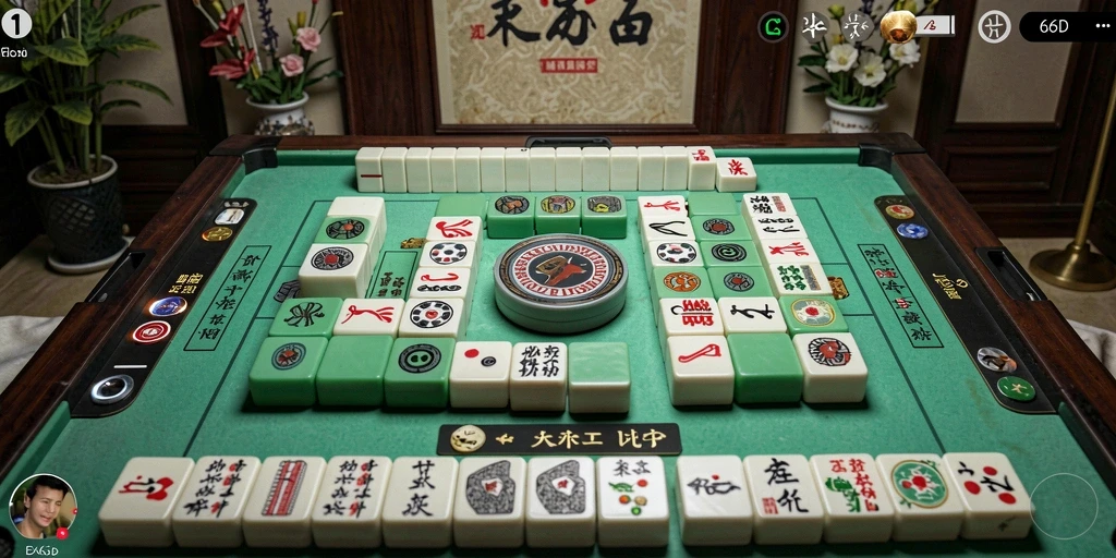 Tampilan gameplay Mahjong yang menantang dan menarik.