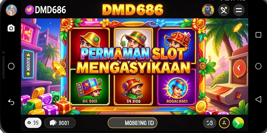 Tampilan gameplay yang mendebarkan di DMD686.