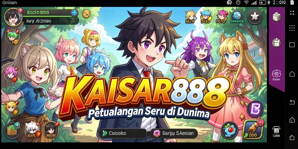 Tangkapan layar KAISAR888 menunjukkan aksi seru dalam gameplay Anime.