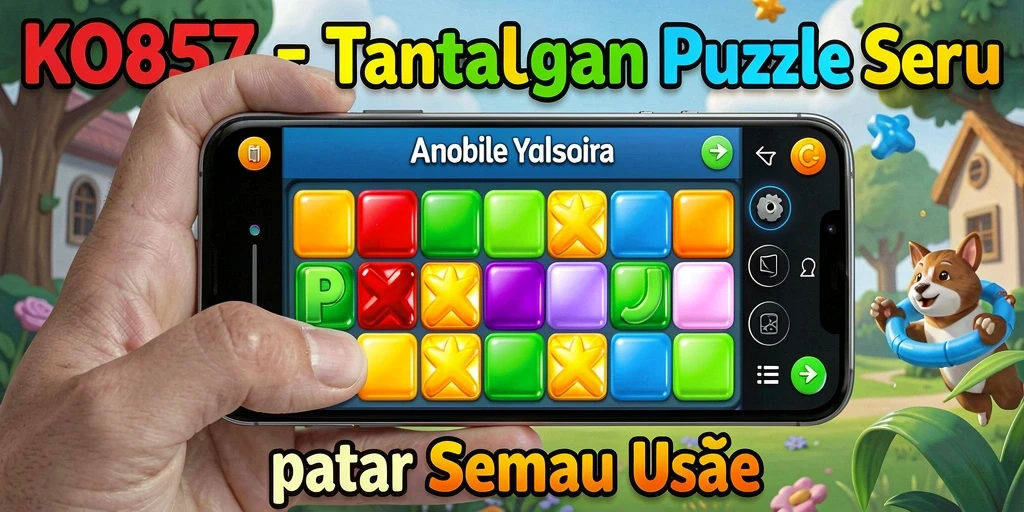 Screenshot KO857 menunjukkan gameplay seru penuh teka-teki yang menantang.
