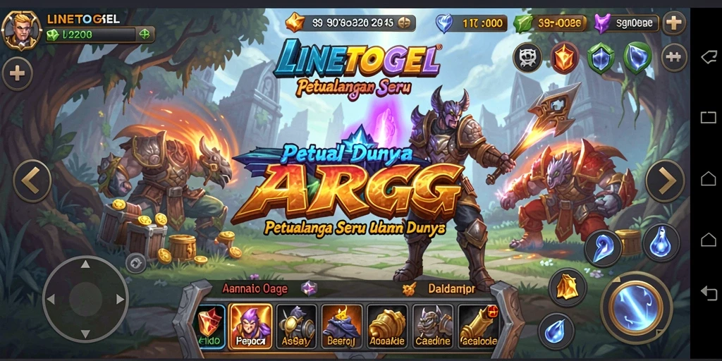 Tangkapan layar petualangan epic di LINETOGEL.