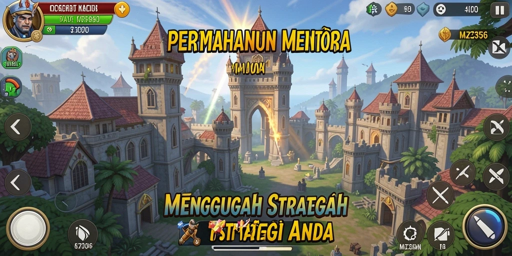 Menampilkan gameplay menara pertahanan yang menantang di MZ356.