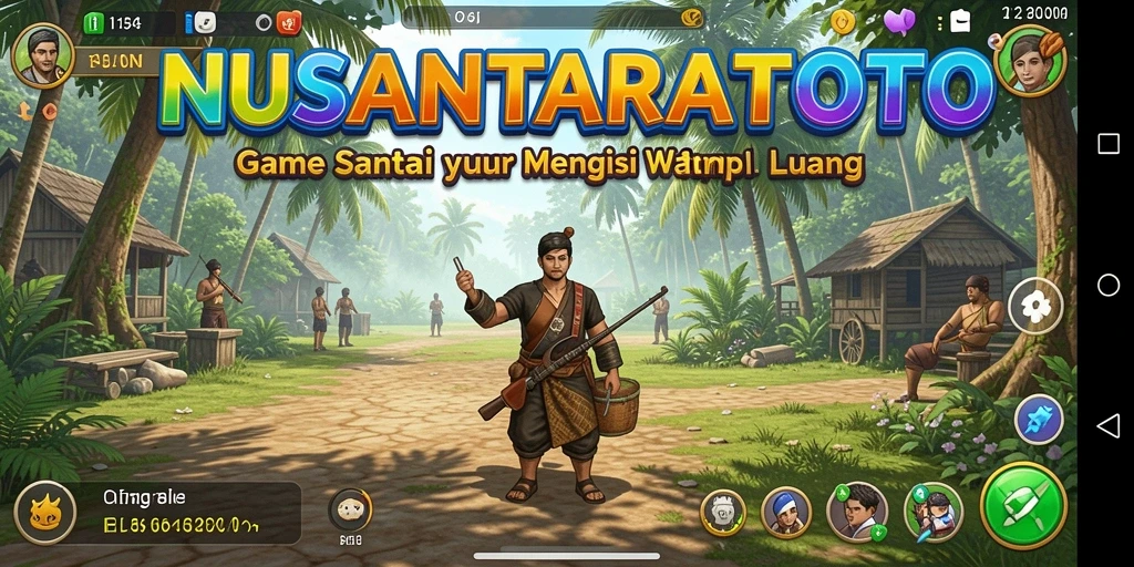Tampilan gameplay NUSANTARATOTO yang menarik dan seru.