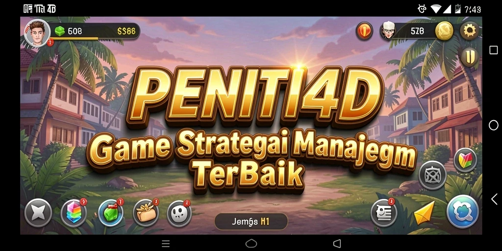 Tampilan gameplay seru dalam PENITI4D dengan strategi mendalam.