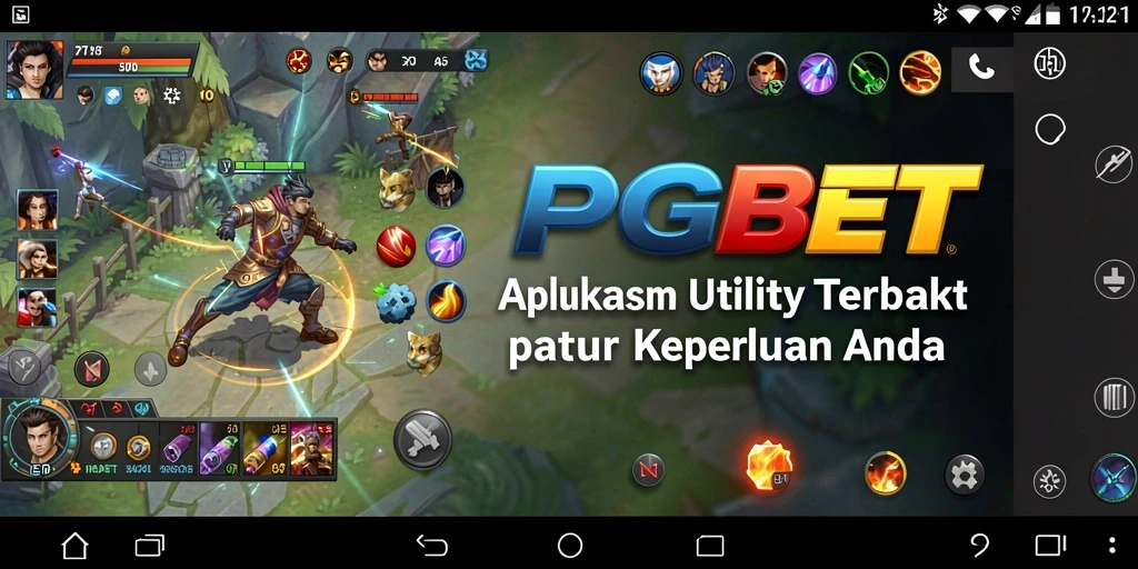 Screenshot PGBET menampilkan antarmuka pengguna yang sederhana dan menarik.