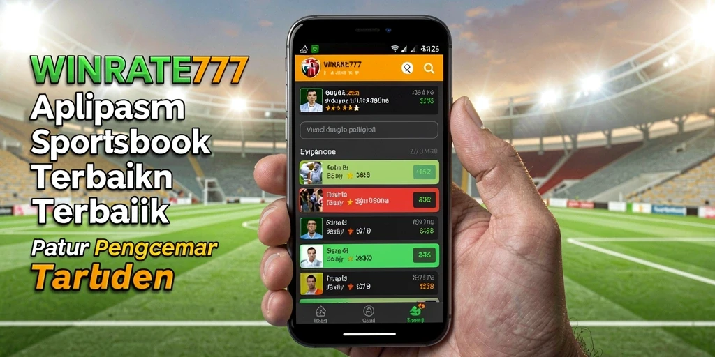 Tangkapan layar gameplay WINRATE777 saat melakukan taruhan olahraga.