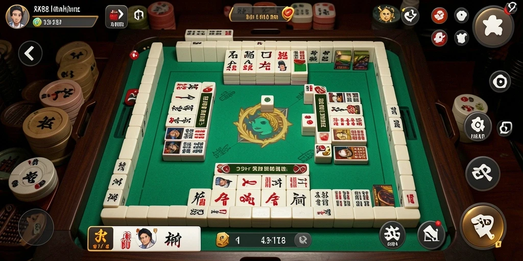 Tampilan gameplay Mahjong yang seru dan penuh tantangan di XR88.